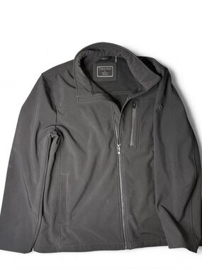 Calvin Klein Men's Charcoal Performance Softshell Jacket